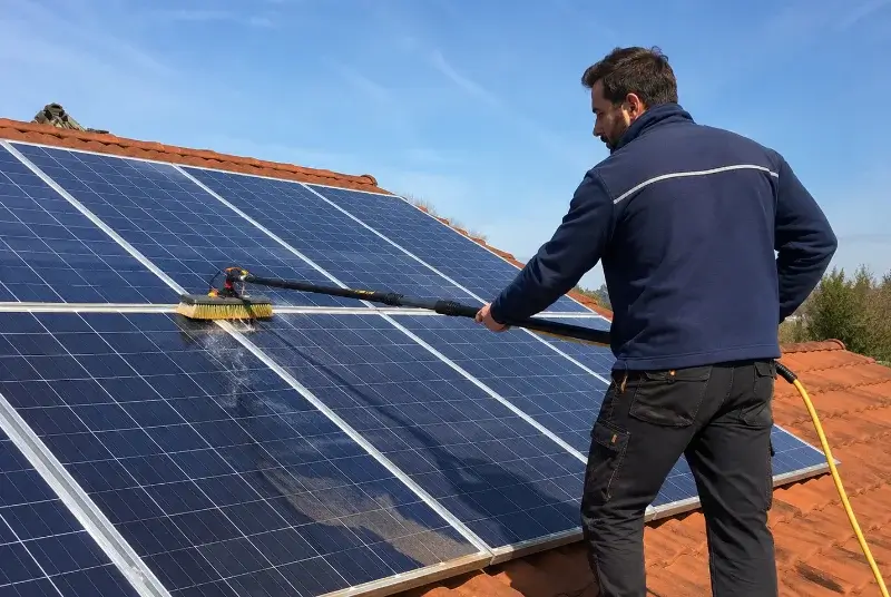 Nettoyage et entretien de panneaux solaires à Badens